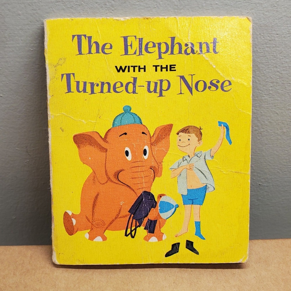 1961 Upjohn 75th Anniversary Promo Mini Book Kids Unicap Vitamins Elephant